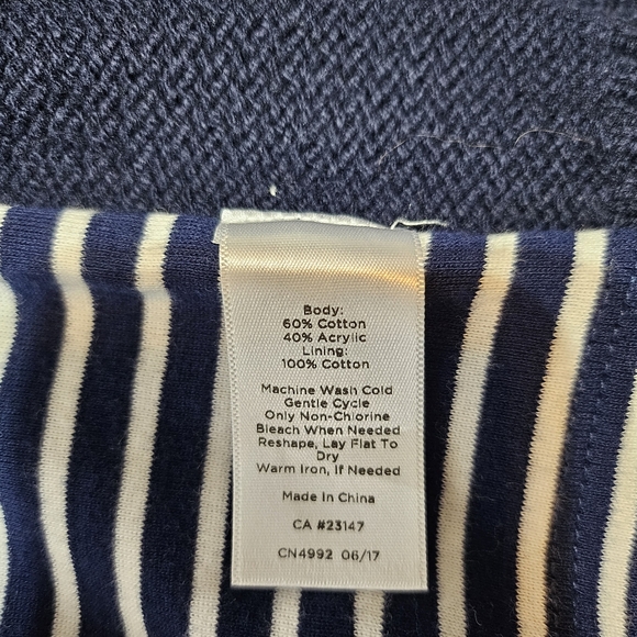 NWOT- Talbots Open front Belted Cardigan Size S - Picture 6 of 6